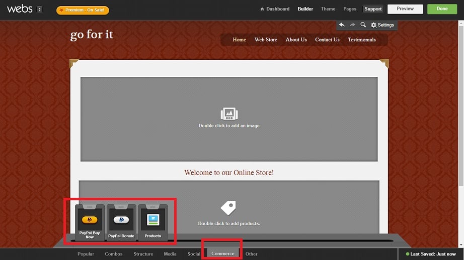 Best Website Builders for eCommerce 2017 - Webs eCommerce