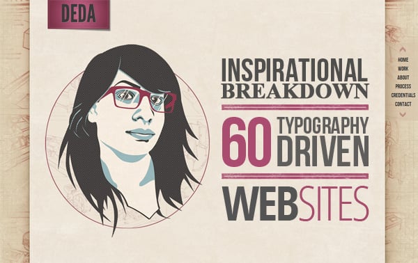Inspirational Breakdown: 60 Typography-Driven Websites Inspirational Breakdown: 60 Typography-Driven Websites