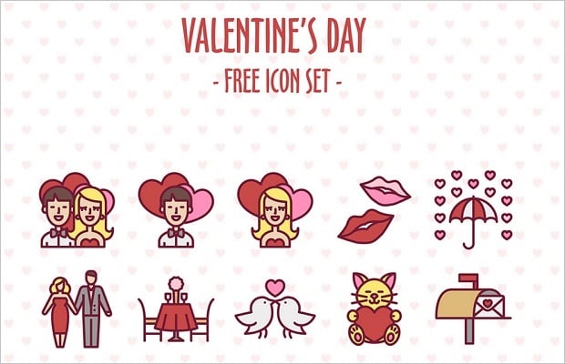 st. valentines day freebies - icons-15